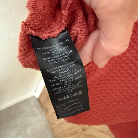 Pilcro Anthropologie Short Sleeve Grid Textured Tee Shirt SZ XL - Picture 5 of 5